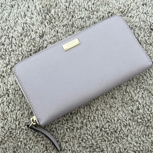 Kate Spade Lavender Purple Neda Wallet in color Pebble